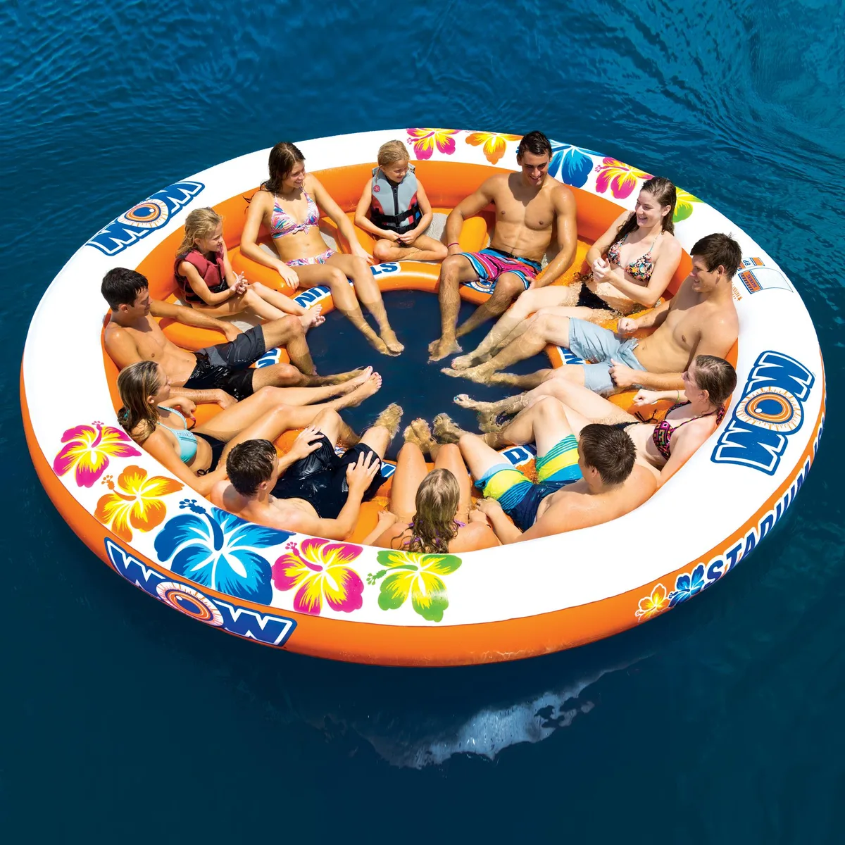 Wow Sports Wow Sports Stadium Islander 12 Person Floating Lounge 14-2090 — product photo