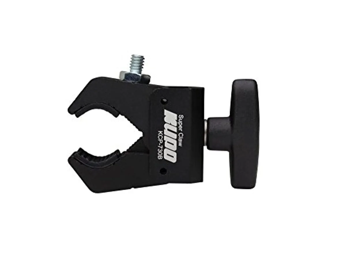 Kupo Super Claw studio clamp with aluminium jaws and rubber pads