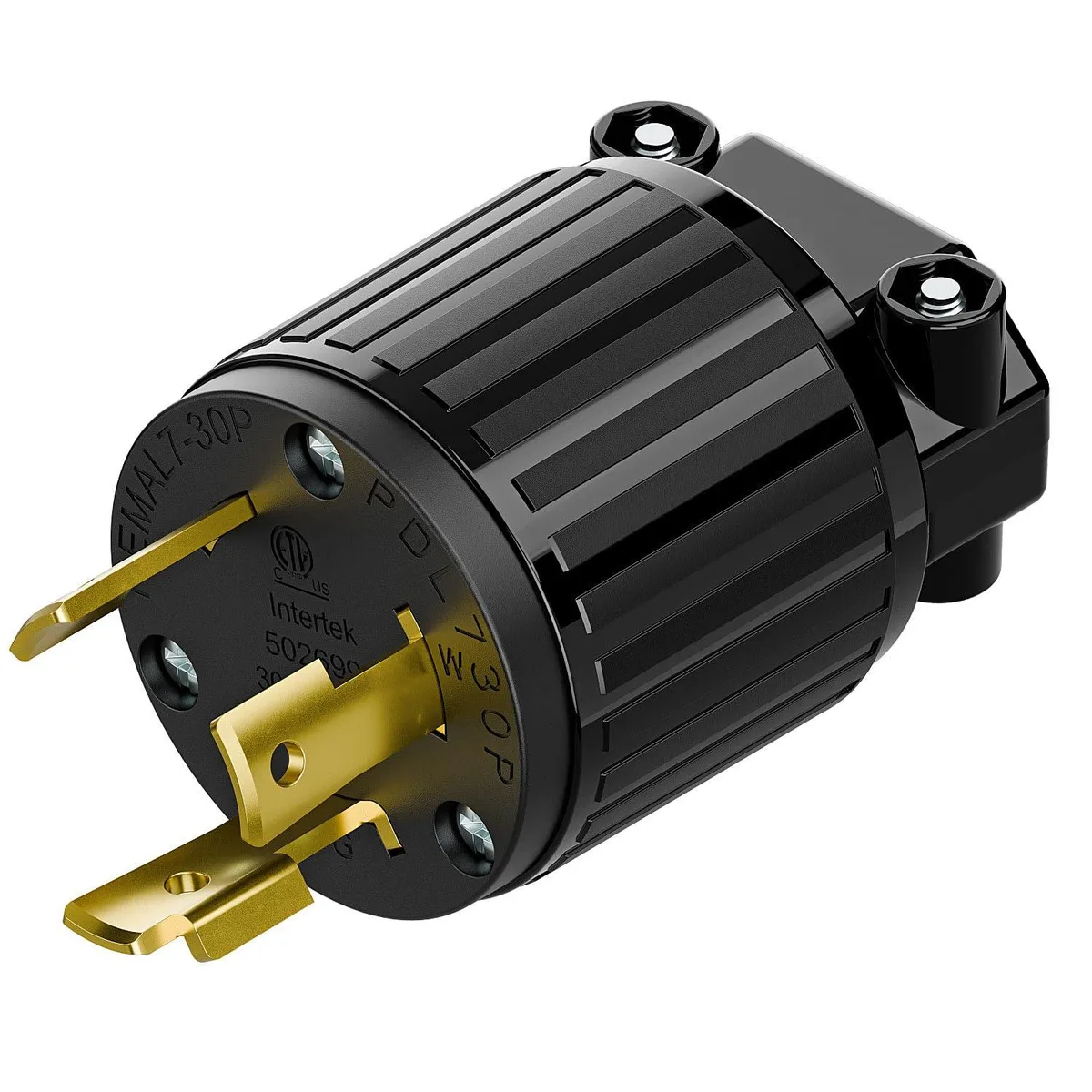 LORDWORLD LORDWORLD NEMA L7-30P 30A 277V Locking Plug Black — product photo
