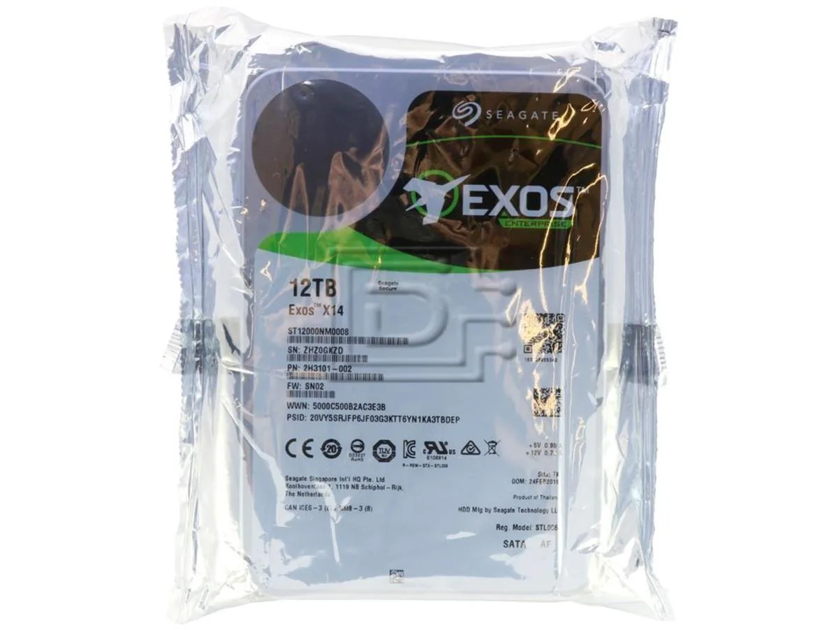 Universal Universal DVD accessory ST12000NM0008 12TB 3.5" 7.2K SATA — product photo