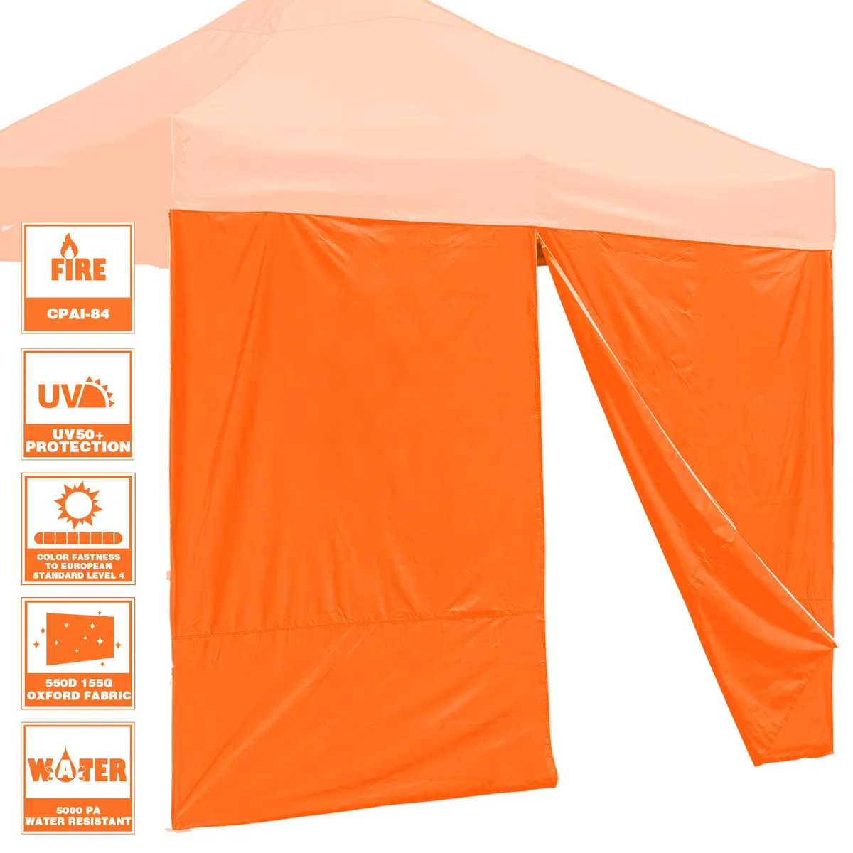 Yescom USA, Inc. Yescom USA, Inc. InstaHibit Side Wall 10x7 ft for 10x10 ft Canopy UV50+ Zipper — product photo
