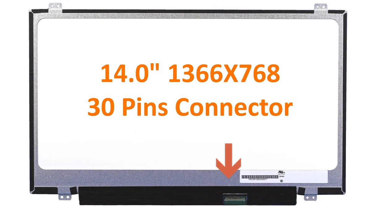 14 inch glossy LED laptop replacement screen