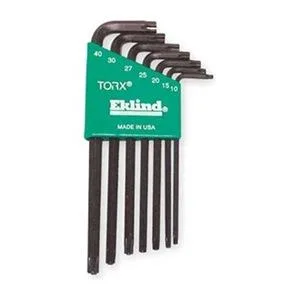 Eklind Eklind 10707 Tamper Resistant Torx Key Set T10 T15 T20 T25 T27 T30 T40 — product photo