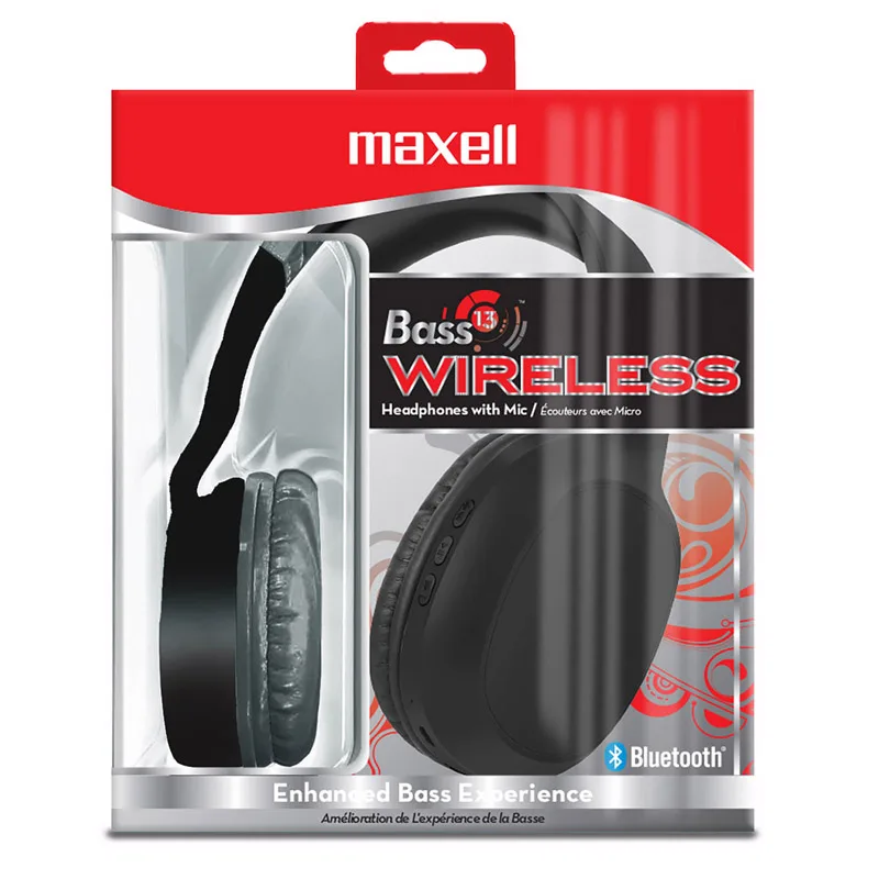 maxell Maxell Bass 13 Wireless Headphone 199793 — product photo