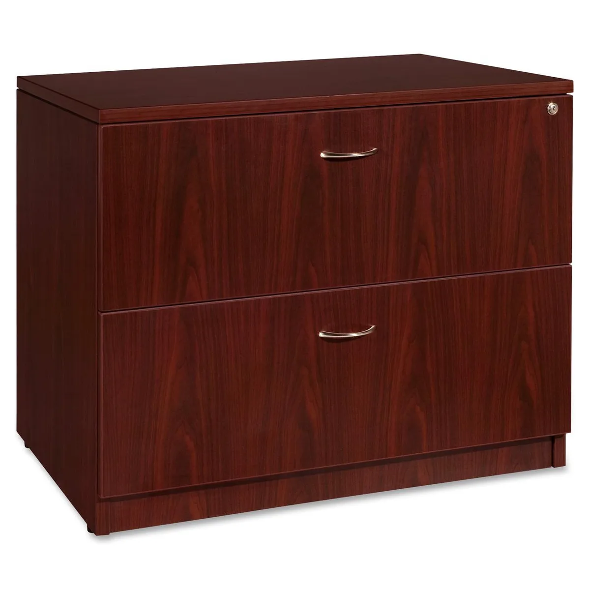 Lorell Lorell 69399 Lateral File 35" x 22" x 29-1/2" Mahogany Office Furniture — fotografie produktu