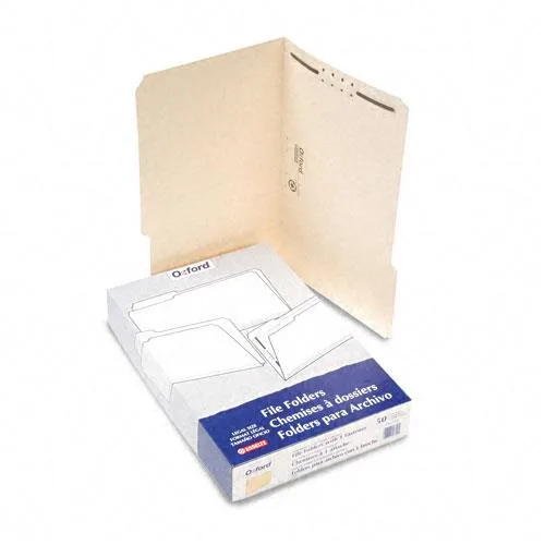Esselte Esselte Pendaflex Manila Fastener Folder Legal 1 Fastener 1/3-Cut Tabs 50/Box FM310 — product photo