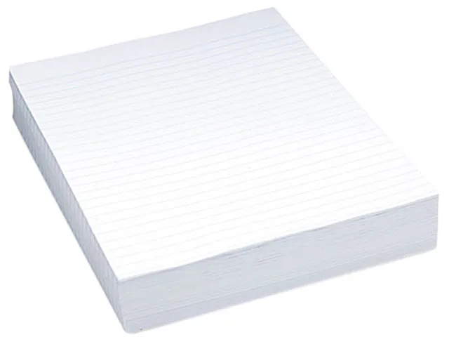 Pacon Pacon 2403 Composition Paper Smooth Ruled No Margin Letter White 500 Sheets — product photo