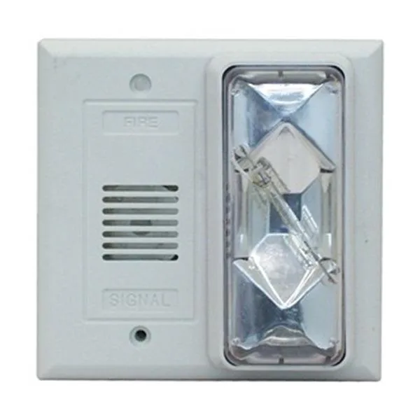 EDWARDS-SIGNALING EDWARDS-SIGNALING 6536-G5 Horn Strobe Clear 24VAC/DC 92dB 50CP — product photo