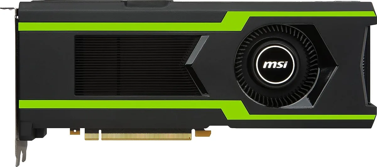 MSI MSI GeForce GTX 1080 Ti AERO 11G OC 11GB GDDR5X graphics card — product photo