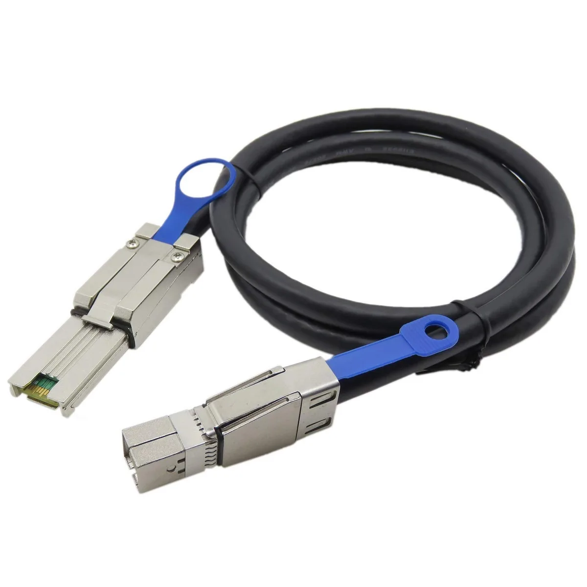 External Mini SAS cable with SFF-8644 and SFF-8088 connectors, two metres long