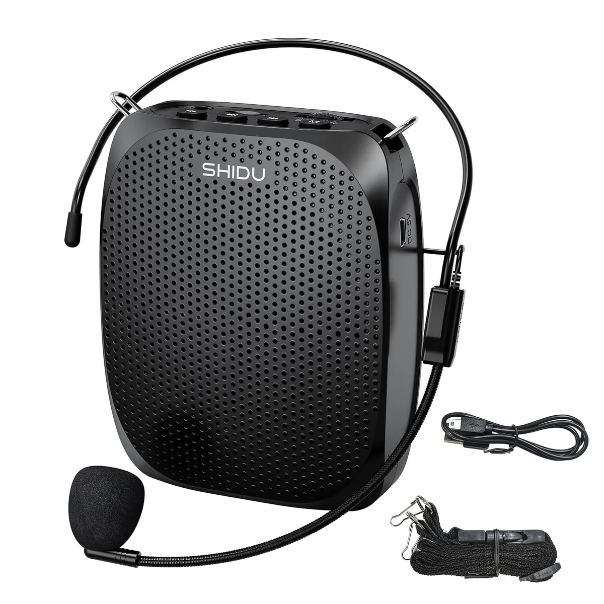  SHIDU S258 10W Voice Amplifier Headset PA Speaker — product photo