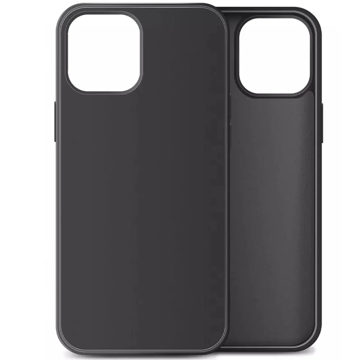 Black matte silicone TPU case for iPhone 14 Pro Max