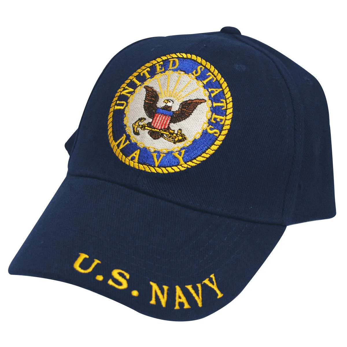 U.S. Military Merchandise U.S. Military Merchandise CP00202 US Navy Logo Cap Assorted — product photo