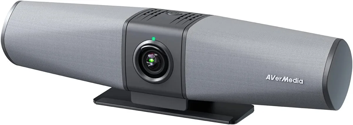 AVerMedia PA511D 4K webcam with ultra-wide 124-degree lens and integrated speakerphone
