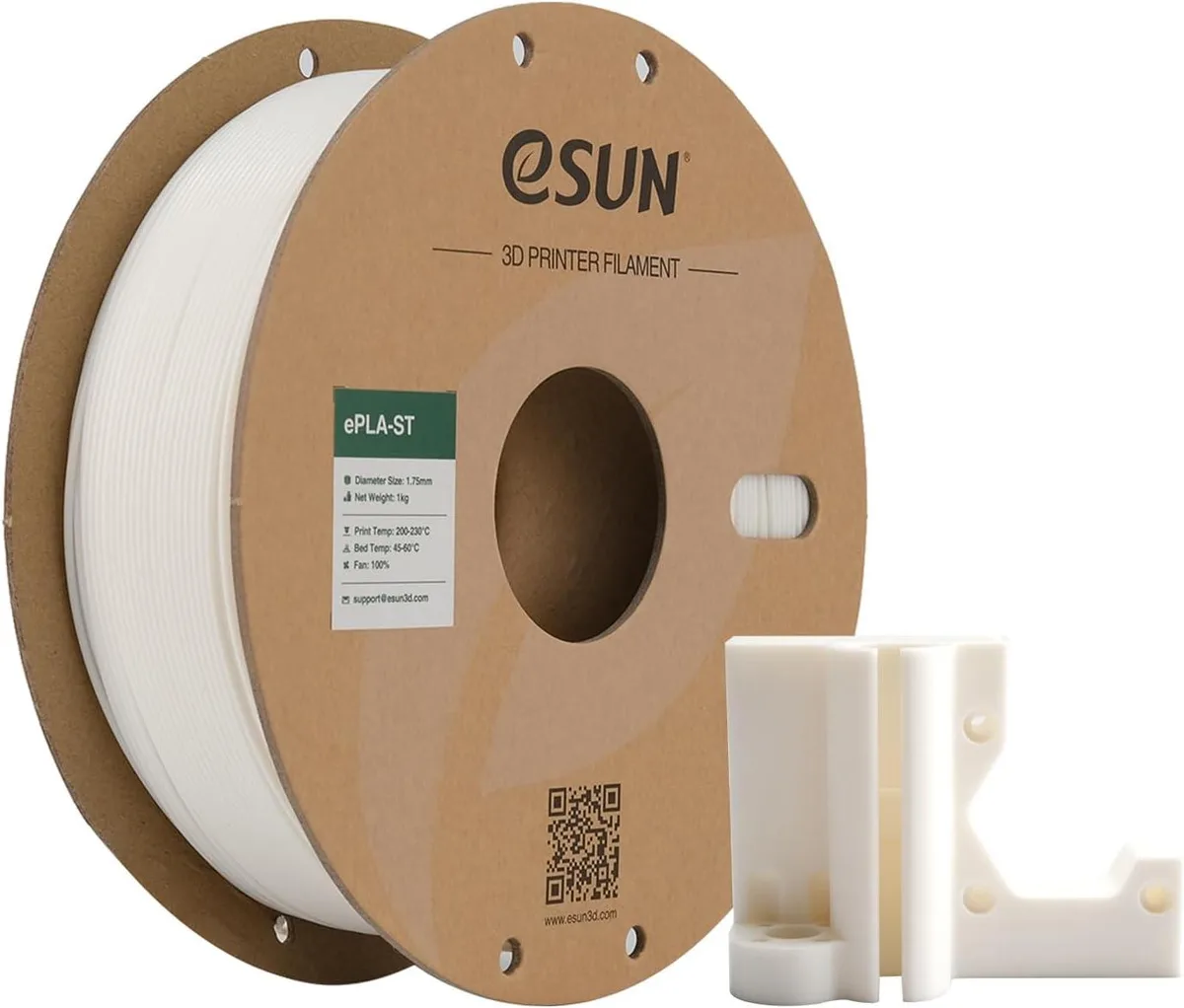 eSUN eSUN Super Tough PLA Filament 1.75mm 1kg Black — product photo