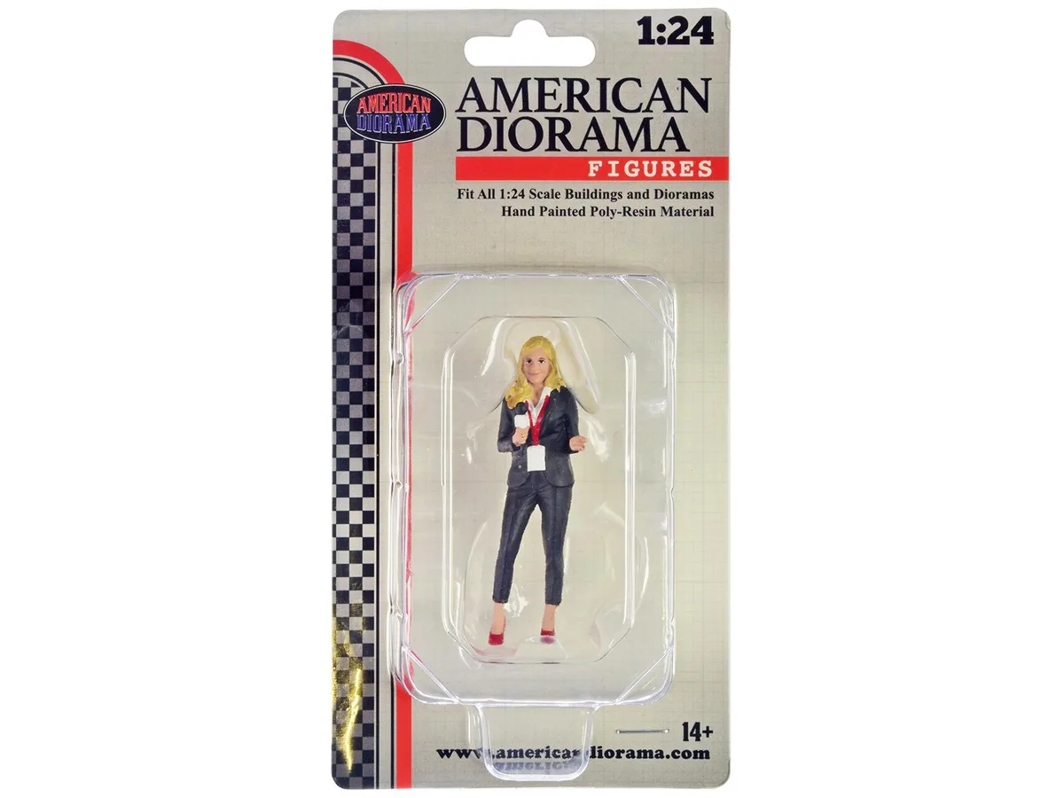 American Diorama American Diorama "On-Air" Figure 1 1/24 Scale Hobby Collectible — product photo
