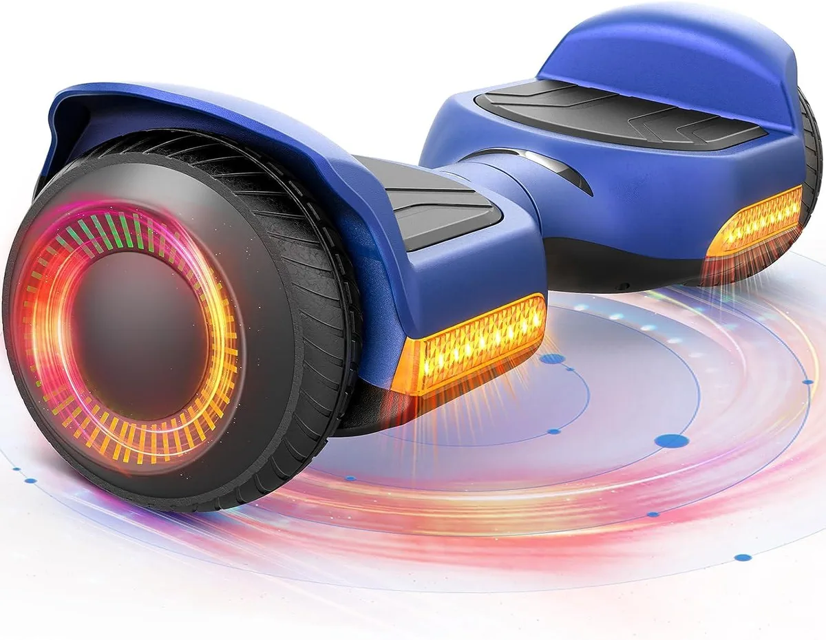 GYROOR GYROOR G13-Blue hoverboard 6.5 in 7.75 mph 176 lb — product photo
