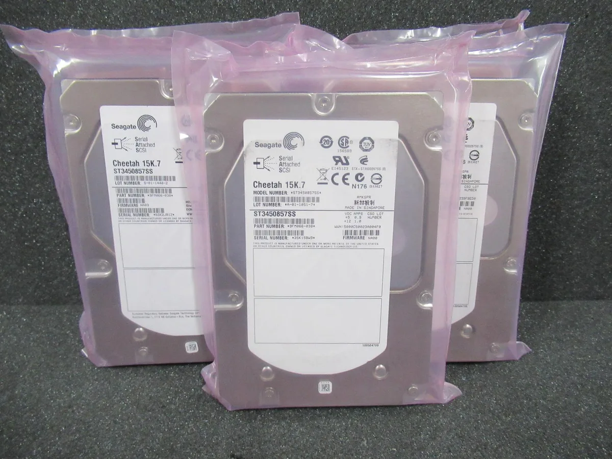 Seagate Seagate ST3450857SS Cheetah 15K.7 450GB 15K 3.5" SAS internal hard drive — product photo