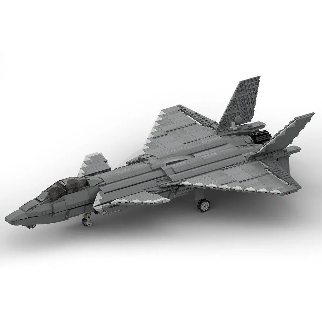 ZITIANYOUBUILD ZITIANYOUBUILD MOC-64706 J-20 STEALTH Fighter 1361 Parts Educational — product photo
