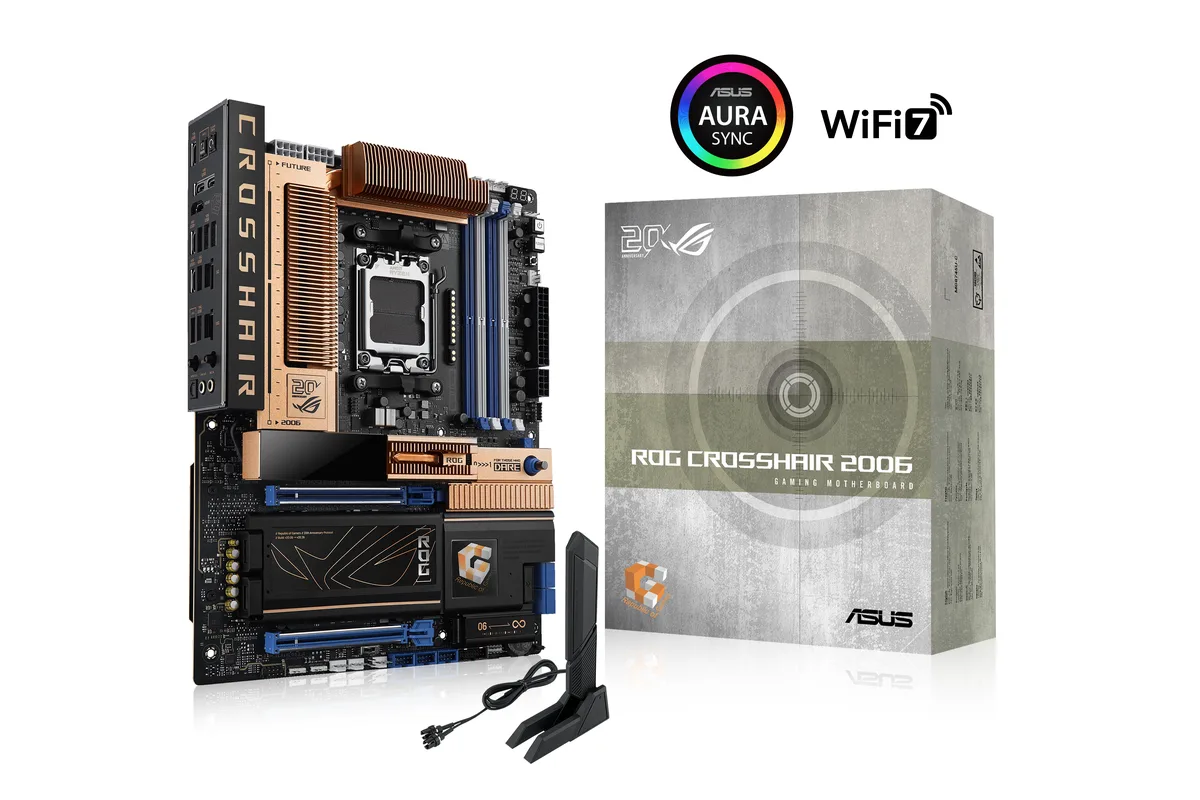 ASUS ASUS ROG Crosshair 2006 X870E AM5 ATX AMD motherboard — product photo