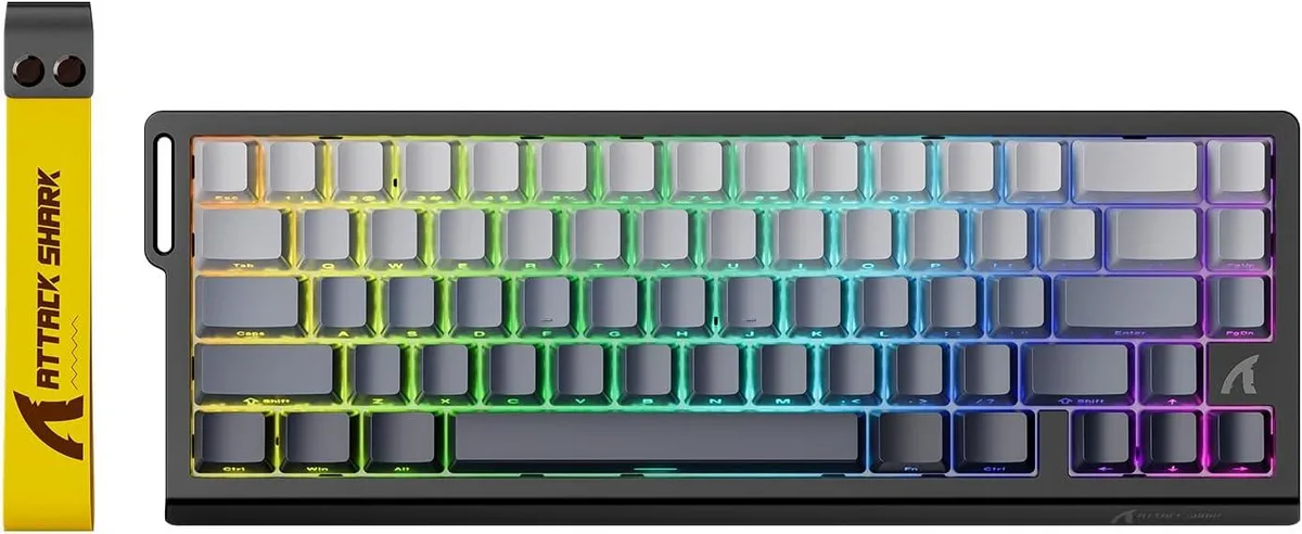 Attack Shark Attack Shark X68 HE RT 60% Wired Gaming Keyboard Moonlight — product photo