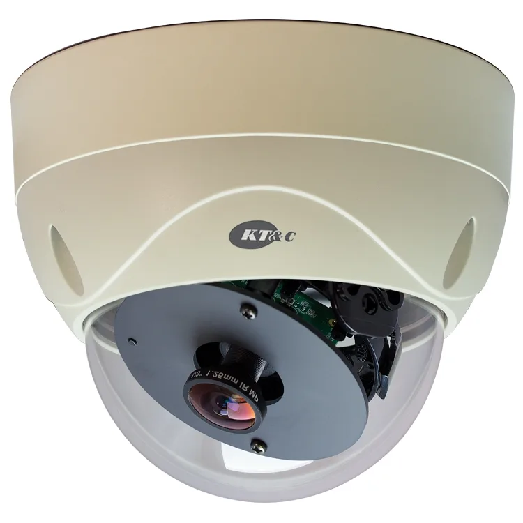 KT&amp;C KT&amp;C KPC-HDV120F 3MP 1/2.8" Sony Exmor CMOS 1.25mm Fisheye analog camera — product photo