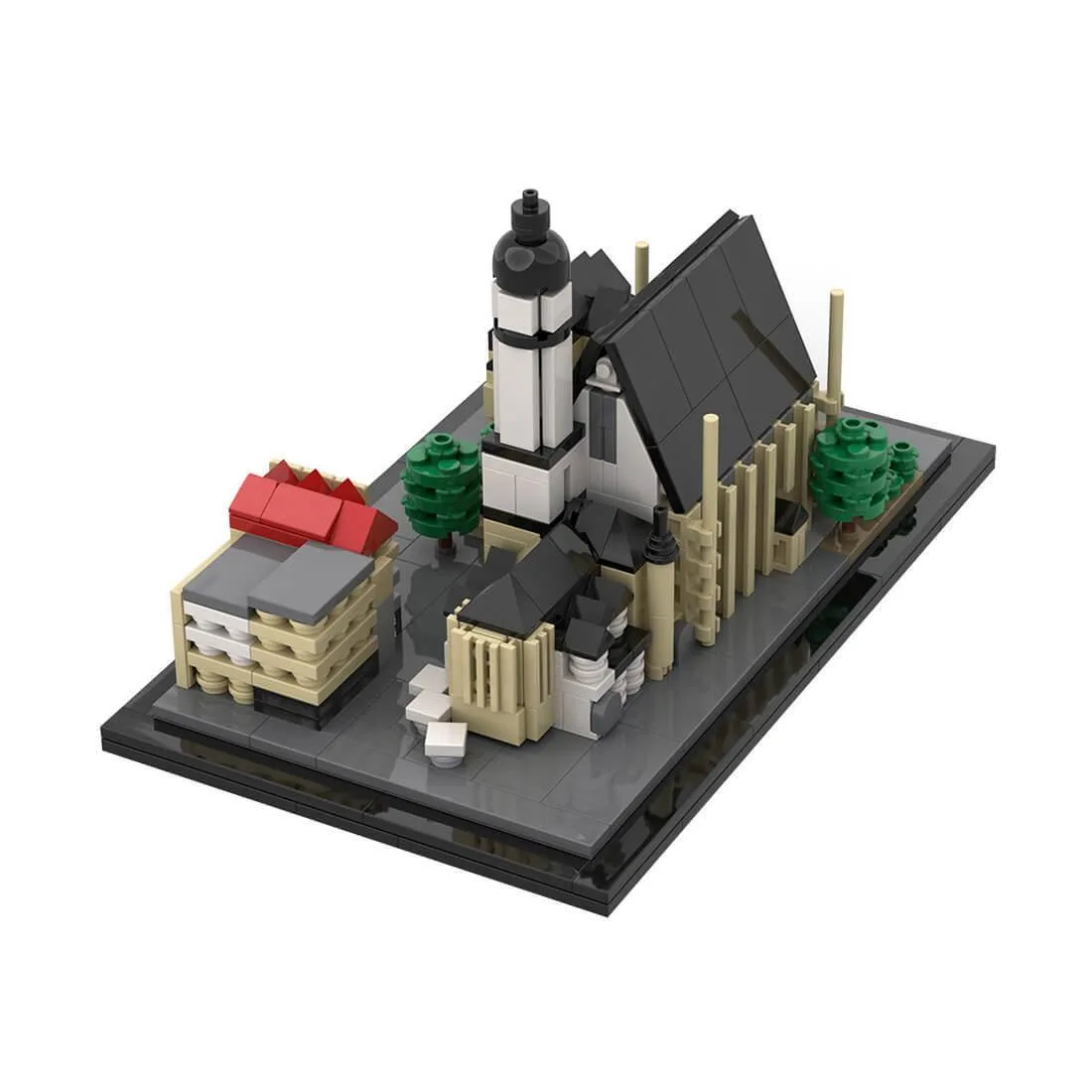 ZITIANYOUBUILD ZITIANYOUBUILD MOC-189252 Leipzig St Thomas Church Street Scene 668PCS Educational Building Blocks — product photo