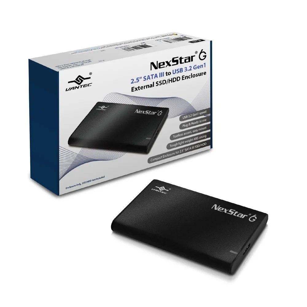 Vantec Vantec NST-268S3-BK 2.5" SATA drive enclosure — product photo