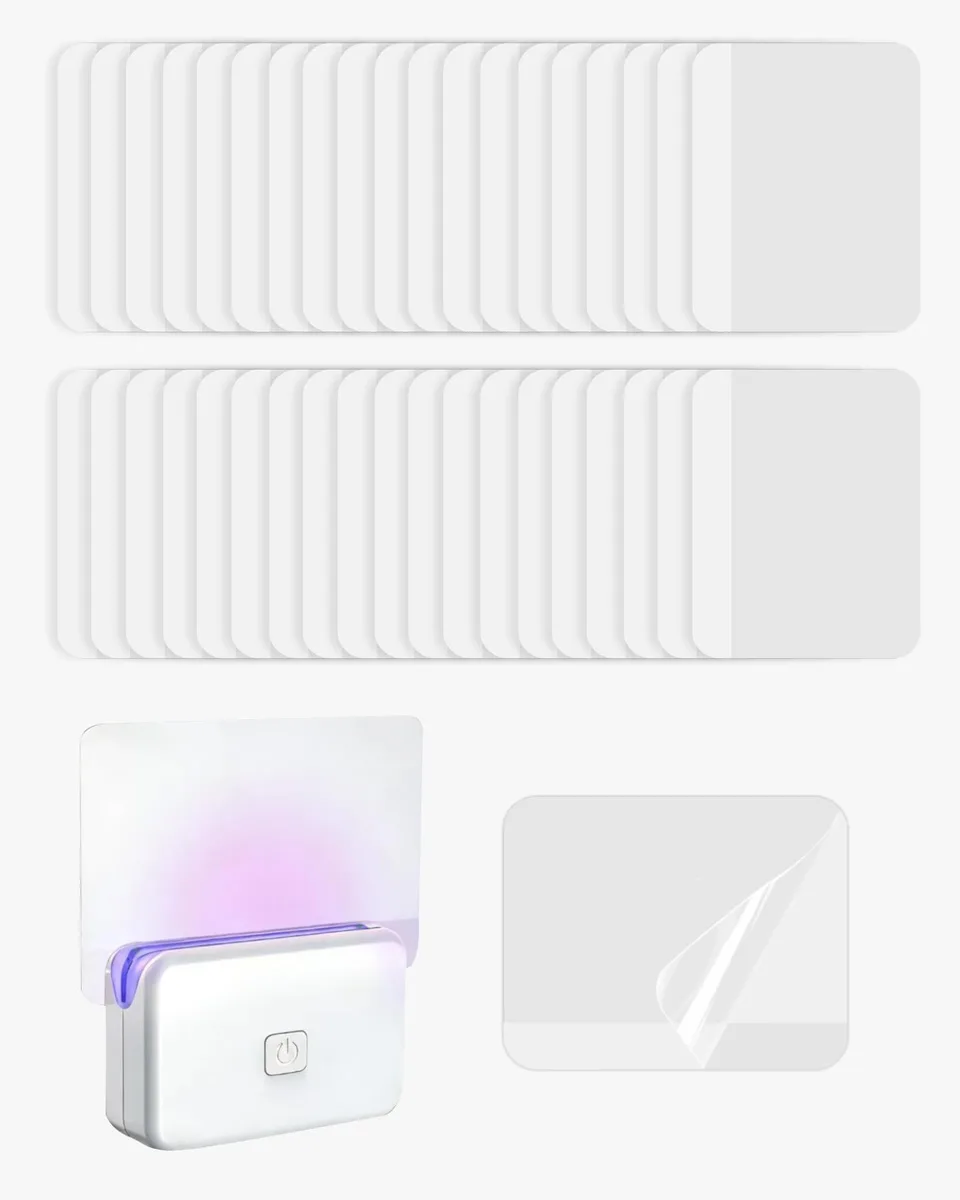  Meterk DT3009 adhesive refill cards, 40 pack — product photo