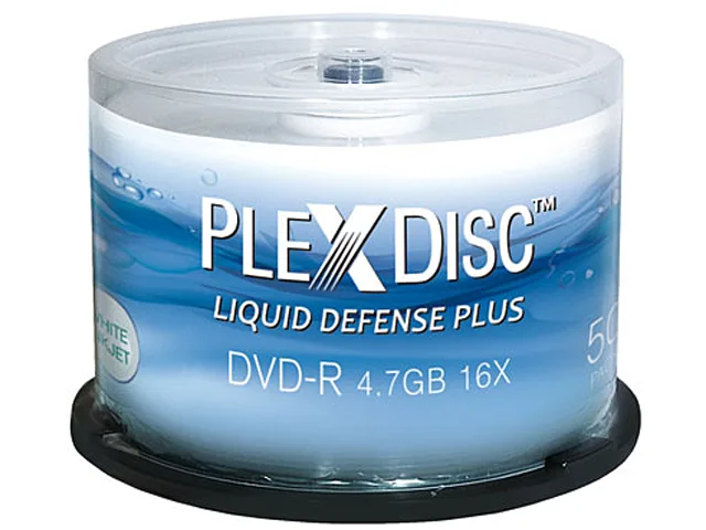PlexDisc Inc. PlexDisc Inc. 632-C14 DVD-R 4.7GB 16X 50 spindle — product photo