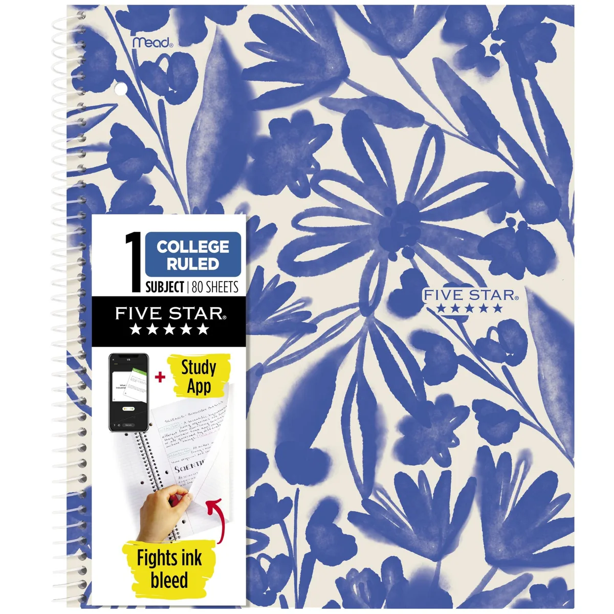 Five Star 820441F easel pad Blue 80 sheets 11 x 9.75 in — product photo