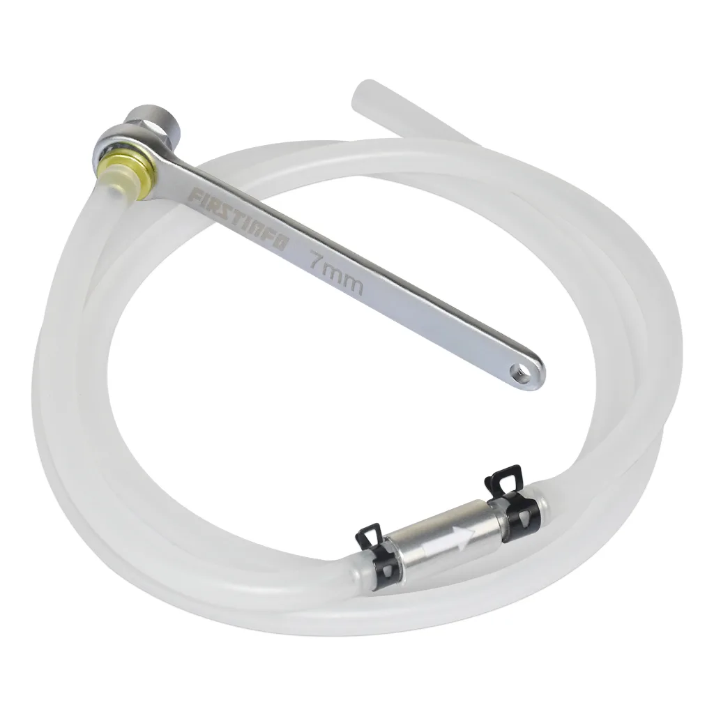 Firstinfo Tools Co., Ltd. Firstinfo Tools Co., Ltd. Mini 7mm Brake Fluid Clutch Bleeder Hose 12 Point Wrench 1.2M — product photo