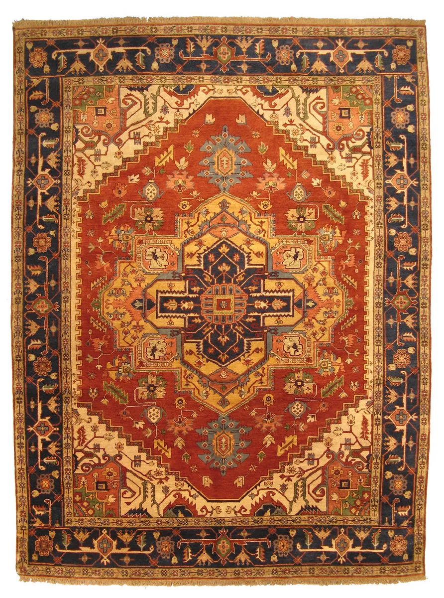 EORC EORC Hand-Tufted Ivory Traditional Oriental Morris Round Area Rug 6 — product photo