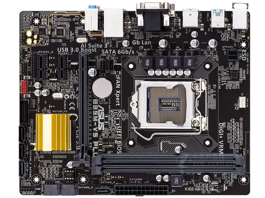 ASUS ASUS B85M-V5 PLUS LGA 1150 DDR3 16GB Micro ATX Intel motherboard — product photo