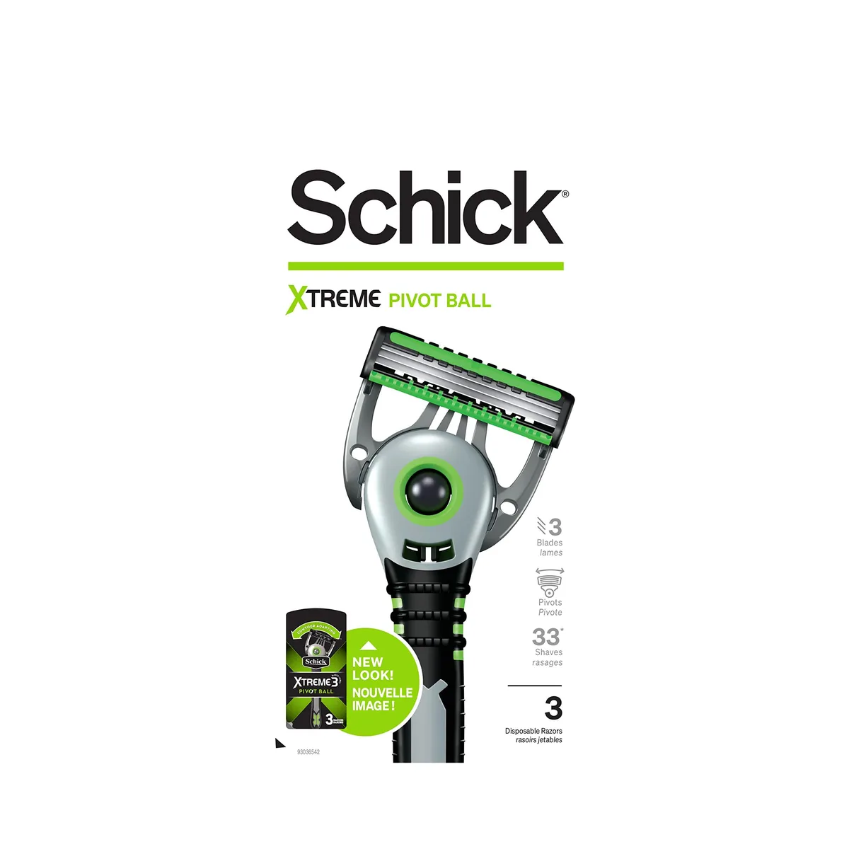 No Sew No Sew disposable razor 3 count trimmers for men — product photo
