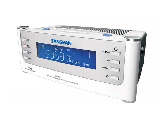 Sangean Sangean RCR-22 AM/FM Clock Radio with Radio Controlled Clock — product photo