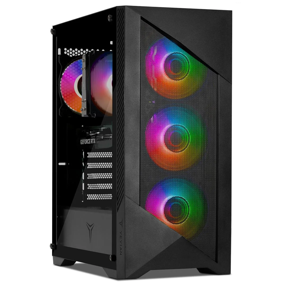 YEYIAN YEYIAN Edge Gaming PC Core Ultra 5 225F RTX 5060 32GB DDR5 2TB NVMe Air Cooling — product photo