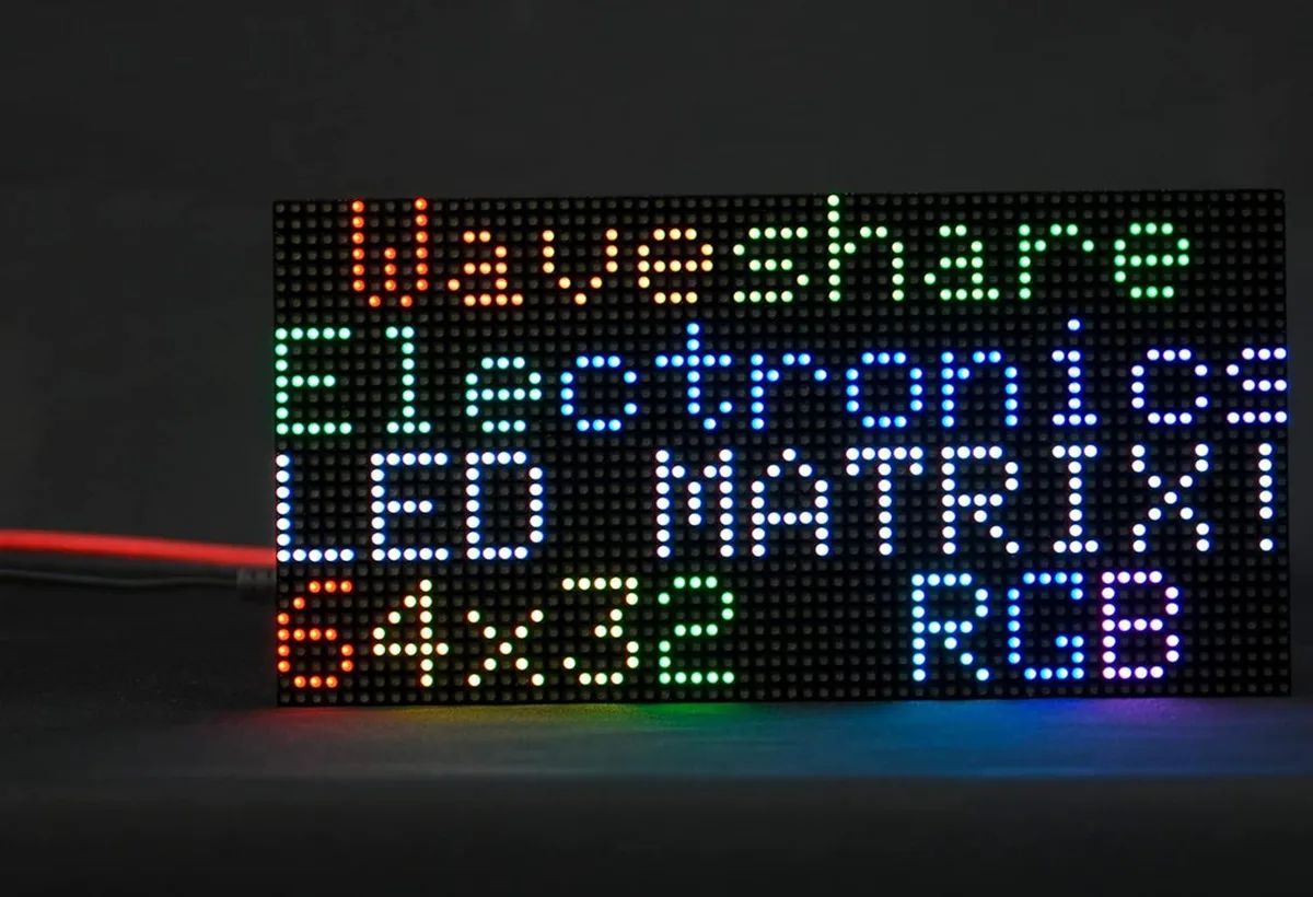 WaveShare WaveShare 64x32 RGB LED Matrix Panel 2.5mm Pitch 2048 LEDs display — product photo