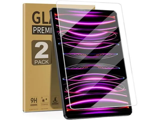 Manw Manw Screen Protector for iPad Pro 12.9 inch 2Pack Tempered Glass 9H Hardness 0.33 mm — product photo