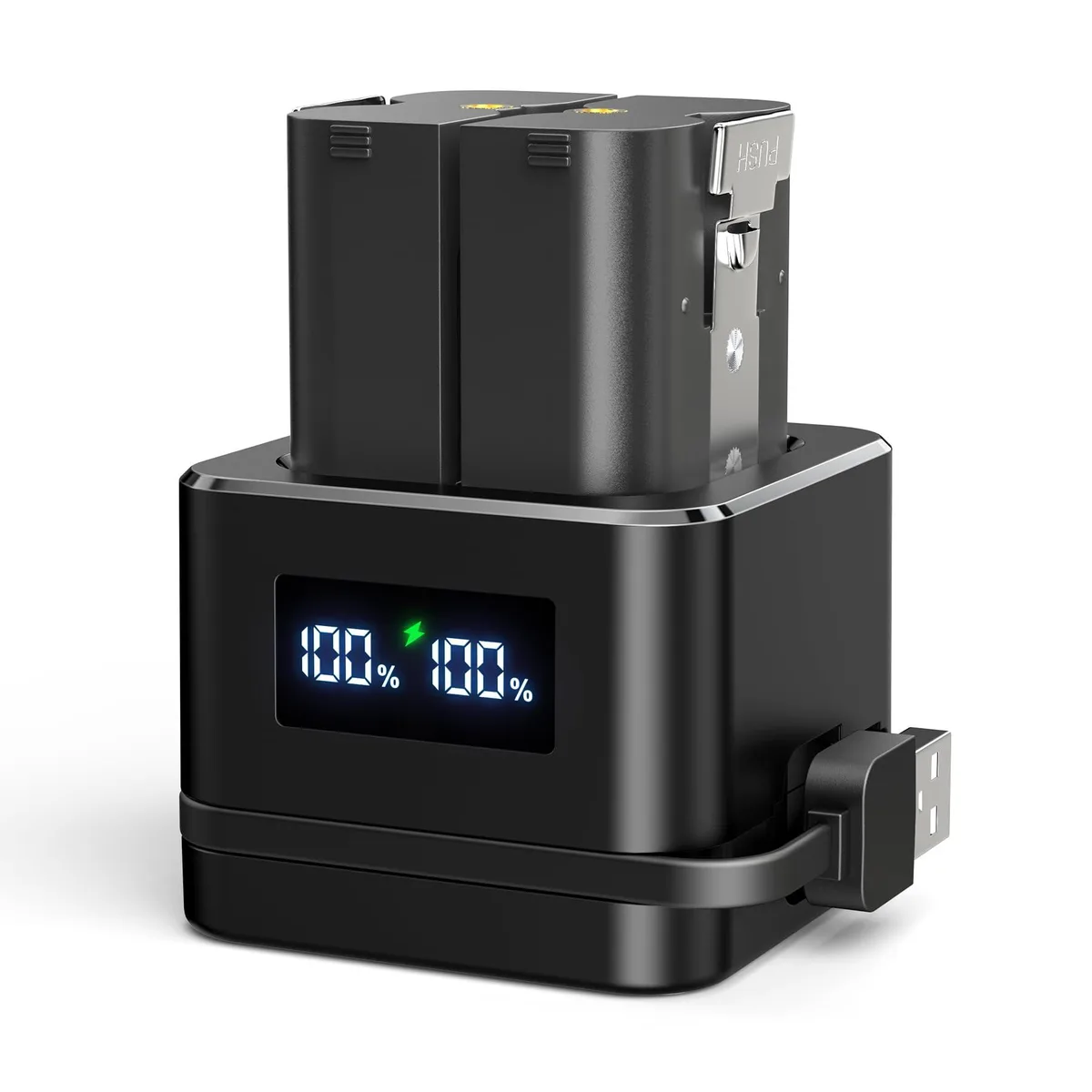  HPDMSOS R9 26111700 Replacement Battery &amp; Digital Display Charging Station for Ring Camera — product photo
