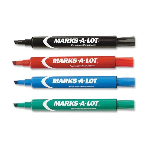 Avery Avery Marks-A-Lot 8886 Permanent Marker Chisel Tip 4.8 mm Blue Dozen — product photo