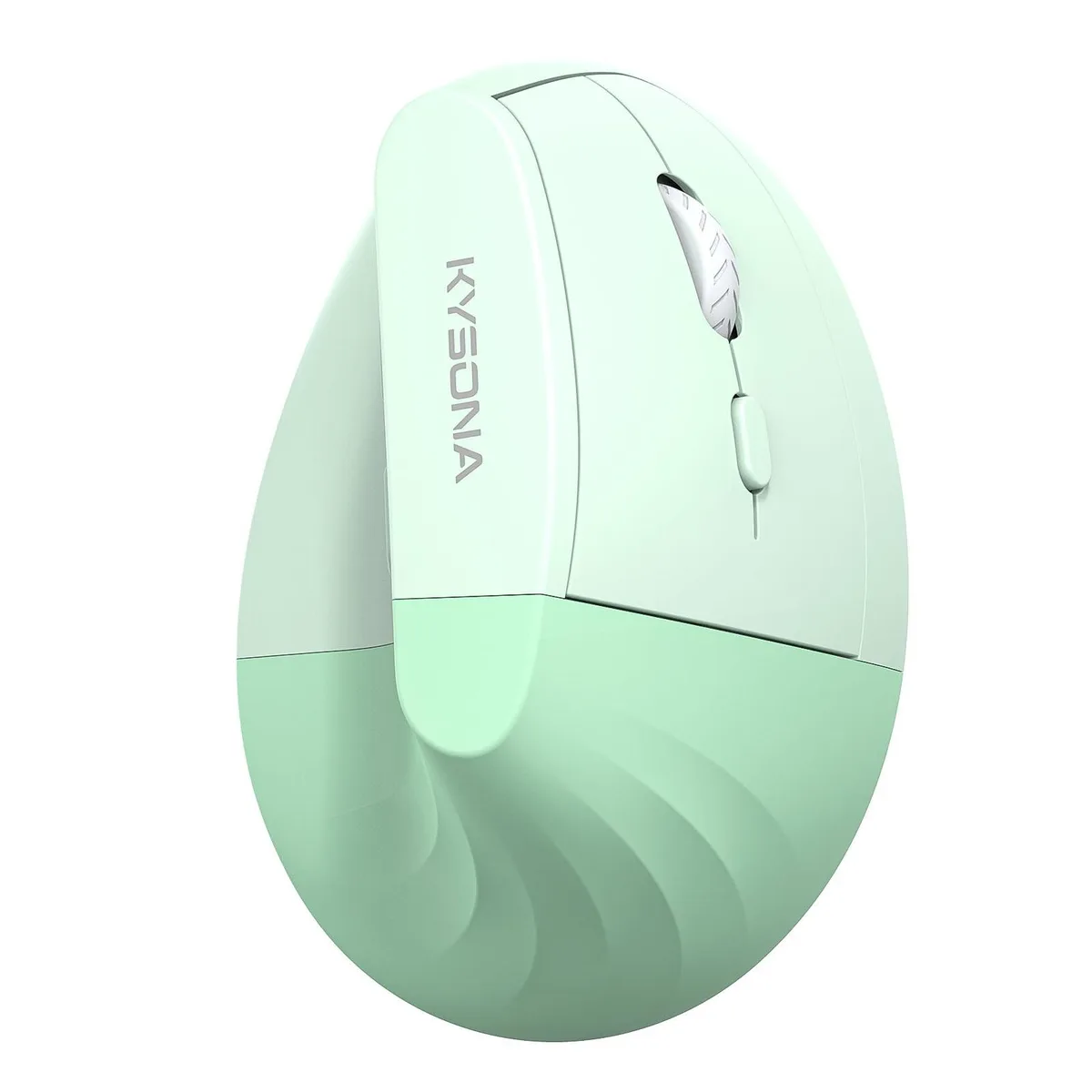 V2 Technologies V2 Technologies EM18 Vertical Mouse 57° Bluetooth 5.0 3.0 2.4GHz 800-4000 DPI Green 2 in 1 accessory — product photo