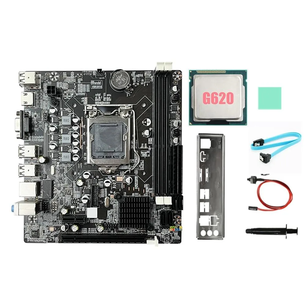 YINGHUA YINGHUA B75 Server Motherboard + G620 CPU LGA1155 DDR3 — product photo