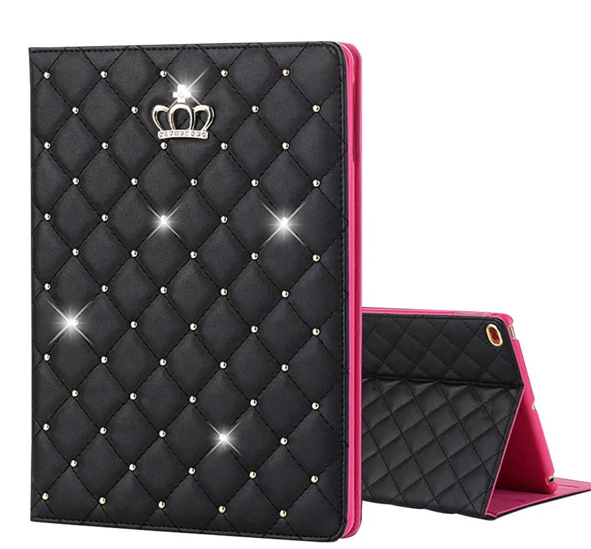 topwin topwin Crown Bling Case 9.7 iPad 5th 6th Air 2 Air 1 2 in 1 accessory — product photo