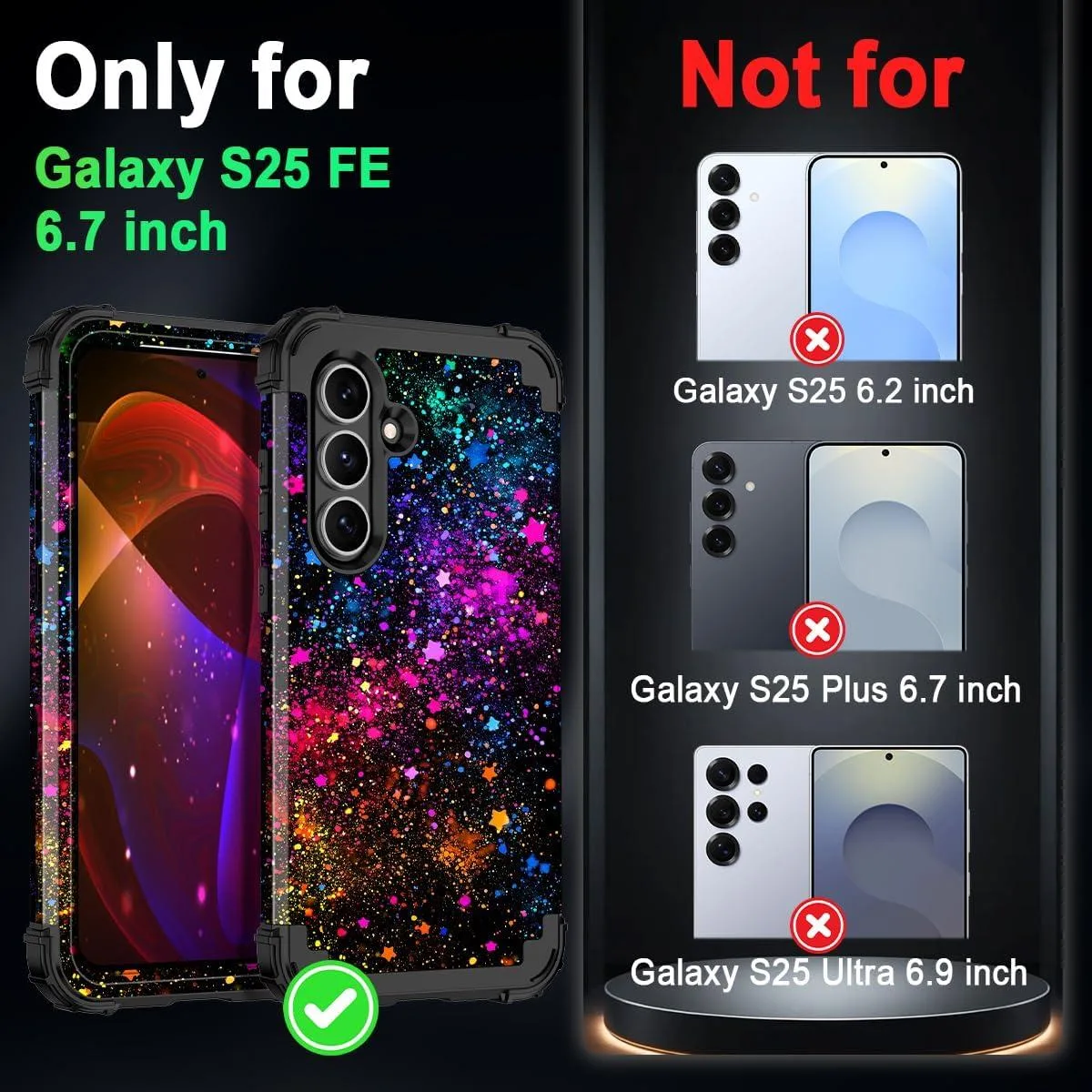 Transcend Transcend Galaxy S25 FE 6.7 inch Glow in The Dark Case — product photo