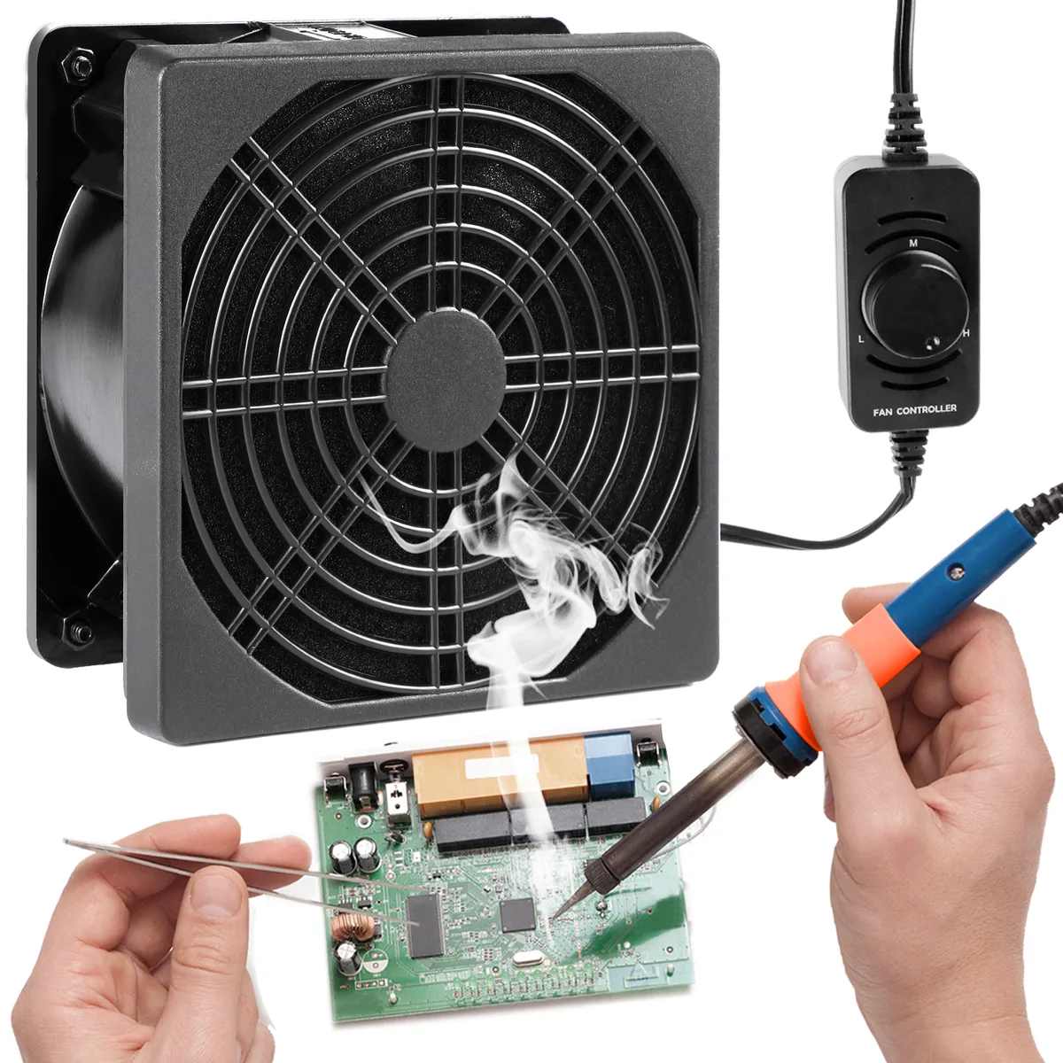 SXDOOL SXDOOL SXD12038B1LM 120 V 2600 RPM fume extractor case accessory — product photo
