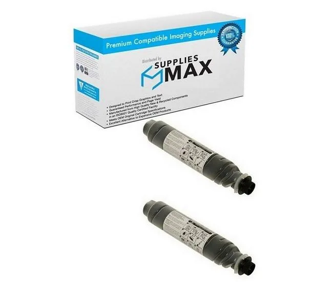 SuppliesMax SuppliesMax Compatible Toner Cartridge 2-pack Black 10500 Pages for Lanier LD-125/125SPF — product photo
