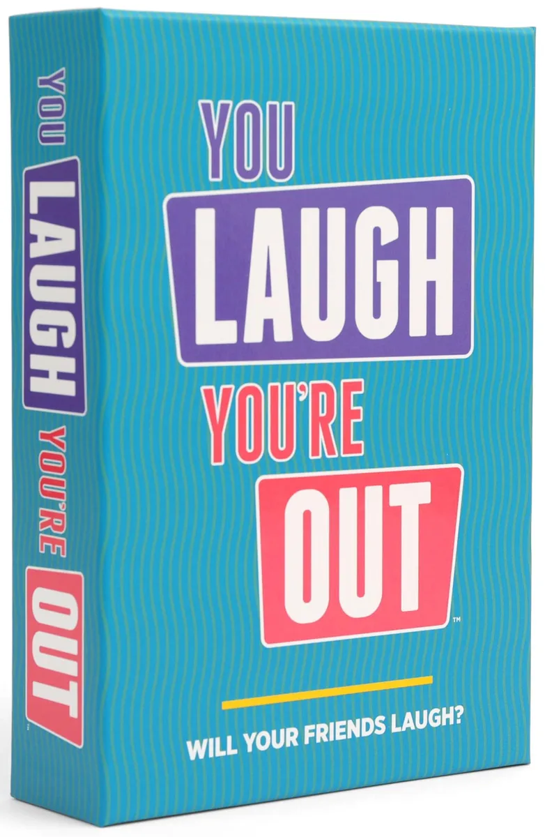  Worry Free Gadgets You Laugh You're Out 125 Prompt Cards Party Game — product photo
