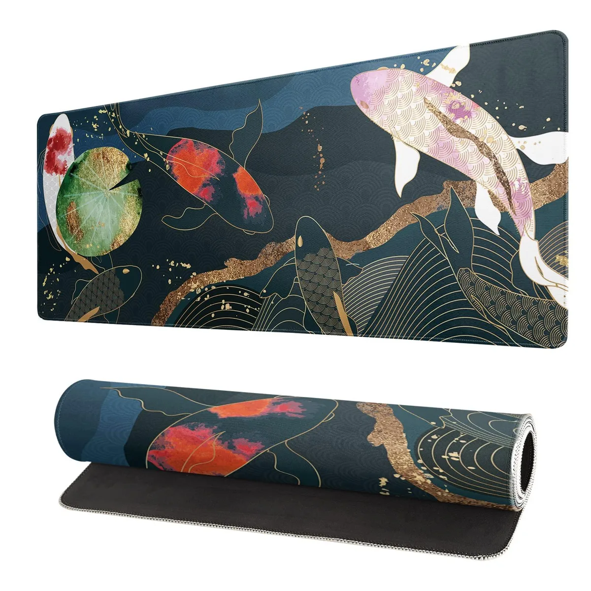 KEHIPI KEHIPI Mouse Pad XL Koi Fish 31.5x11.8 Inch — product photo