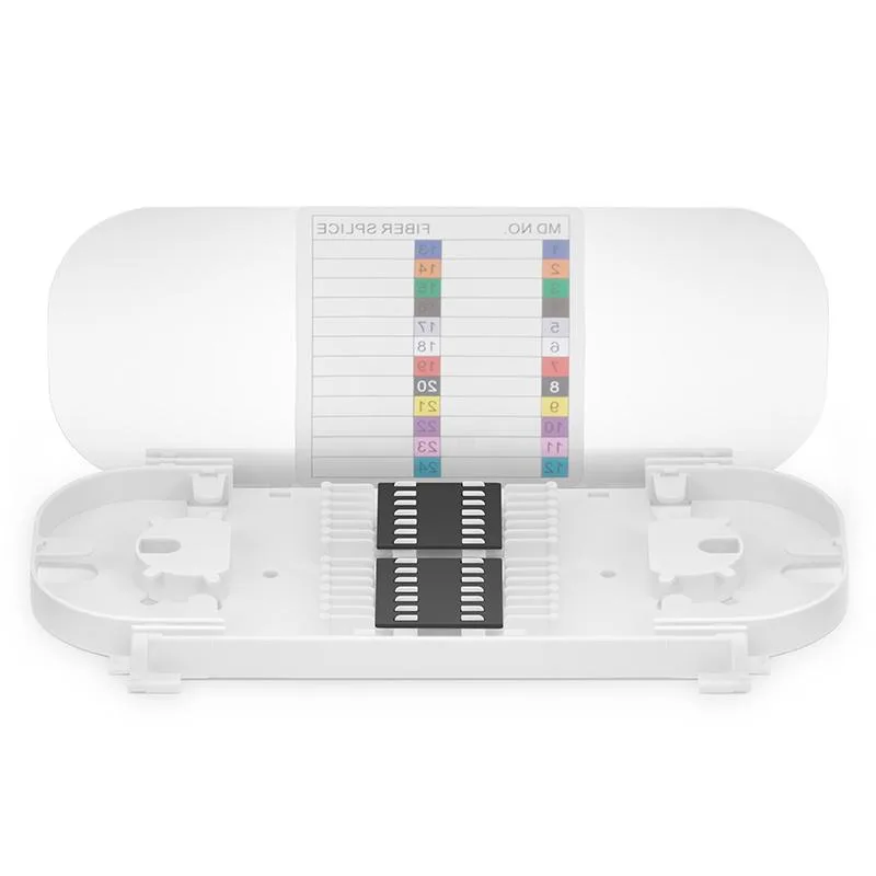 Other Electricities Other Electricities 24 Fibers Fusion Splice Tray .47" x 8.78" x 4.57 — product photo